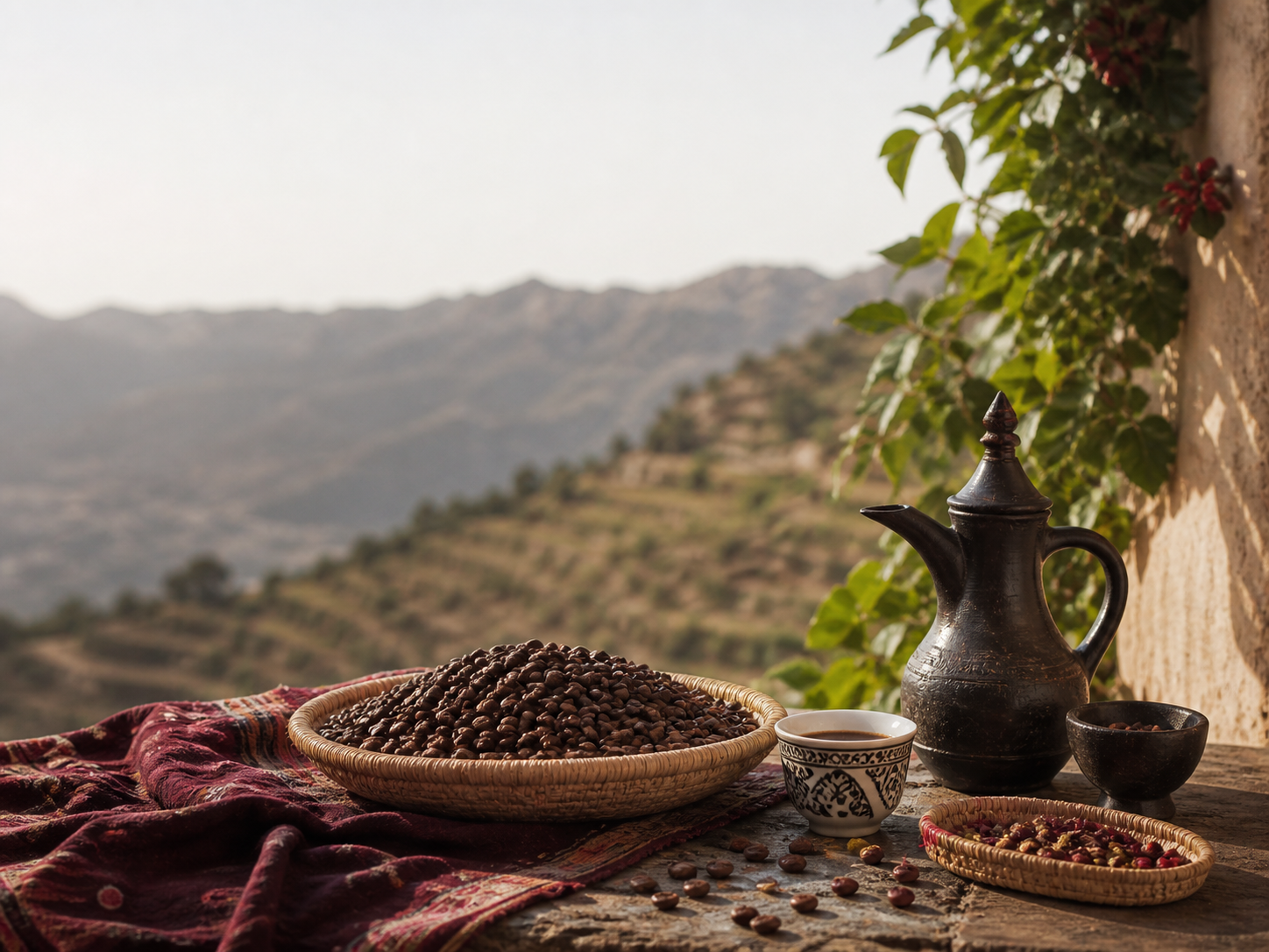 Authentic Yemeni coffee in a premium local setting